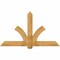 Ekena Millwork Redmond Rough Sawn Timber Gable Bracket, Western Red Cedar, 72"W x 42"H x 4"D x 6"F, 14/12 Pitch GBW072X42X0406RED00RWR - alternate 1